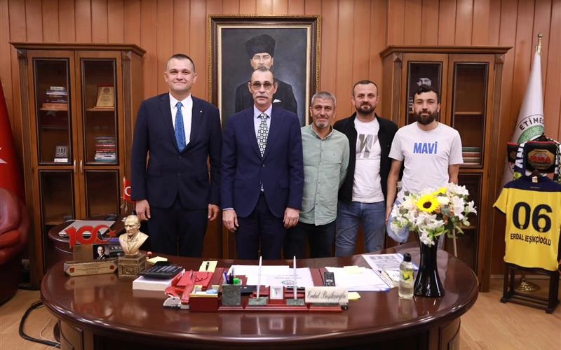 ODTÜ TEKNOKENT GENEL MÜDÜRÜ SERDAR ALEMDAR´DAN, BAŞKAN BEŞİKCİOĞLU´NA ZİYARET