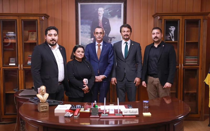 CHP ZONGULDAK MİLLETVEKİLİ EYLEM ERTUĞ ERTUĞRUL BAŞKAN BEŞİKCİOĞLU´NU ZİYARET ETTİ