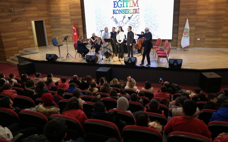 ETİMESGUT BELEDİYESİ’NDEN İLKÖĞRETİM ÖĞRENCİLERİNE YÖNELİK EĞİTİM KONSERİ
