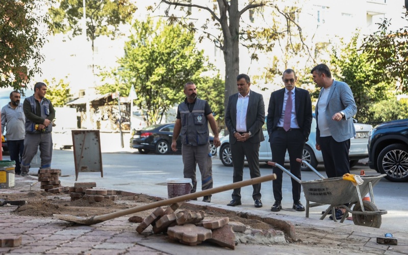 BAŞKAN BEŞİKCİOĞLU ALTYAPI ÇALIŞMALARINI YERİNDE İNCELEDİ