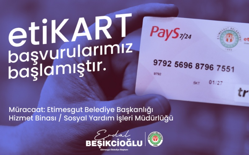 ETİMESGUT BELEDİYESİ’NDEN İHTİYAÇ SAHİBİ VATANDAŞLARA SUNULAN ETİKART VE EVDE BAKIM HİZMETİ BAŞVURULARI BAŞLADI