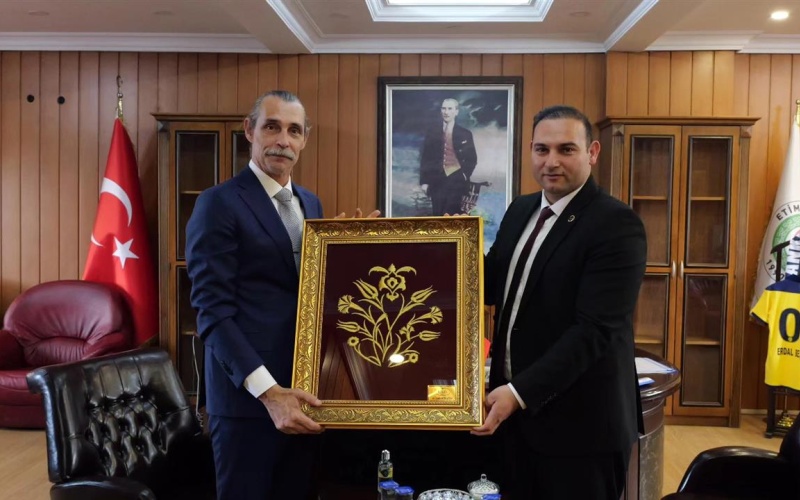KİLİS BELEDİYE BAŞKANI AV. SAYIN HAKAN BİLECEN´DEN BAŞKAN BEŞİKÇİOĞLU´NA ZİYARRET