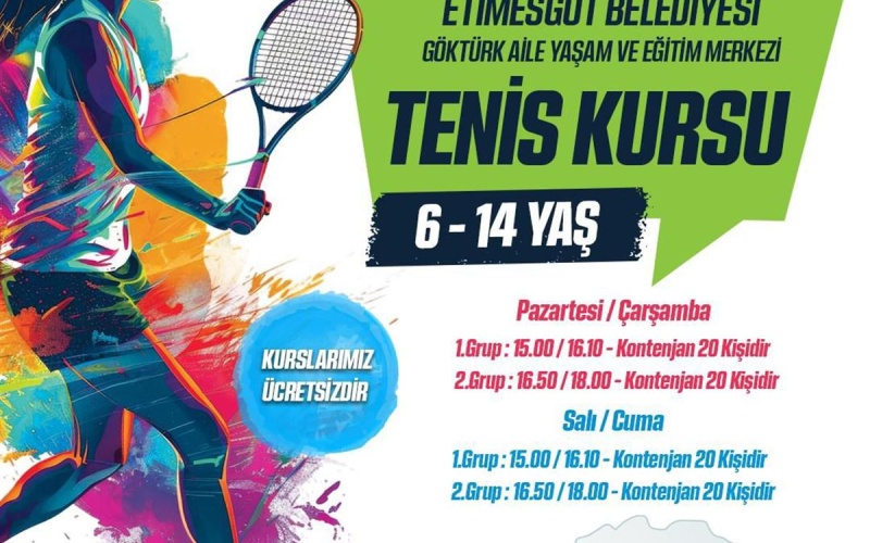 ETİMESGUT BELEDİYESİ´NDEN ÜCRETSİZ KURSLAR