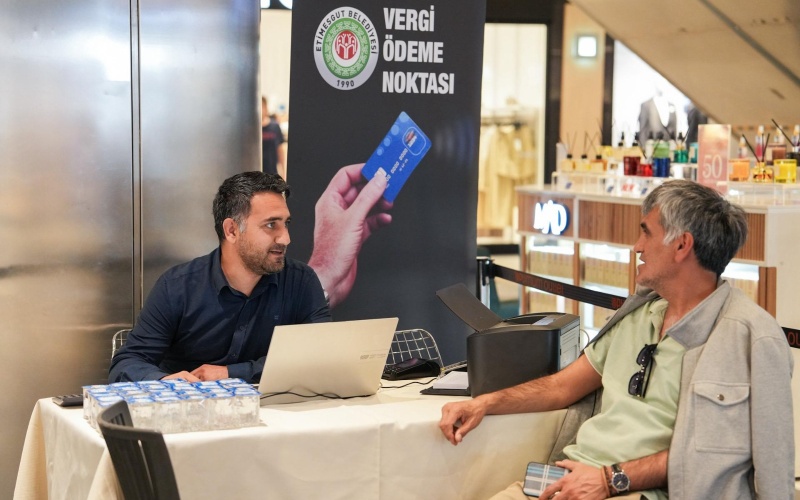 BELEDİYEDEN VATANDAŞA KOLAYLIK: OPTİMUM AVM’DE VERGİ ÖDEME NOKTASI HİZMETE GİRDİ