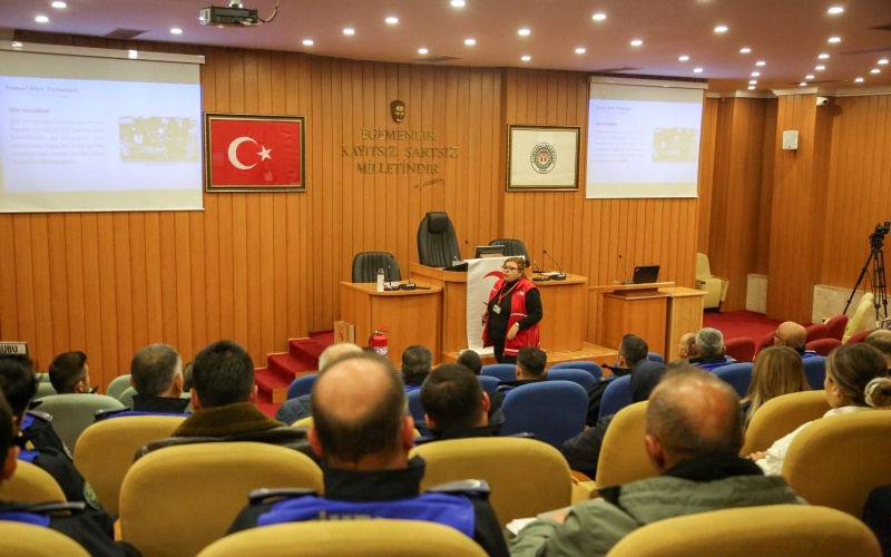 ETİMESGUT BELEDİYESİNDE AFET EĞİTİMİ