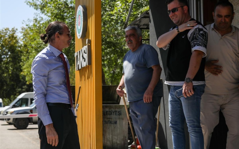 BAŞKAN BEŞİKCİOĞLU TAKSİCİ ESNAFI İLE BULUŞTU